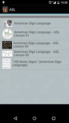 ASL android App screenshot 2